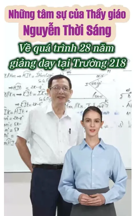 Những tâm sự của Thầy Nguyễn Thời Sáng